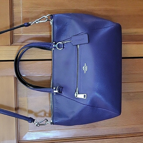 Coach Bags Coach Purple Leather Crossbody Bag Poshmark